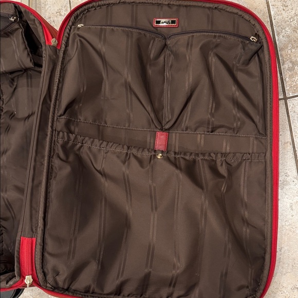 Tumi Red Rolling Travel carryon 2 wheels luggage - Picture 15 of 16